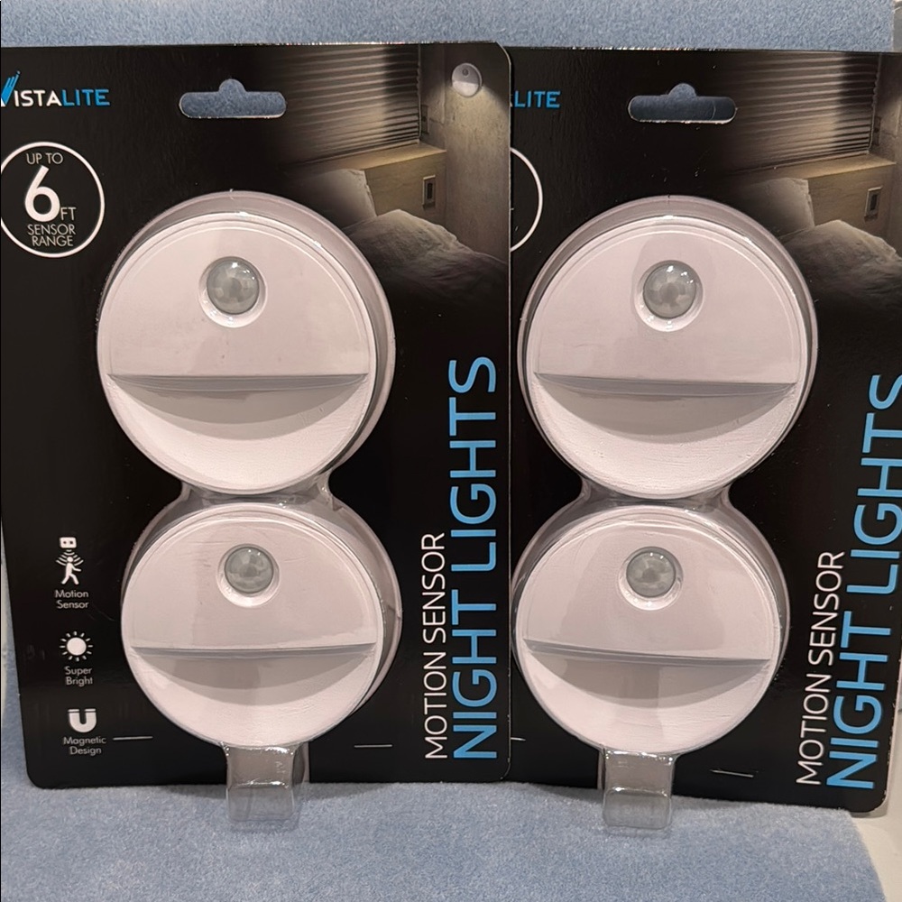 Vistalite Motion Sensor Night Lights - White